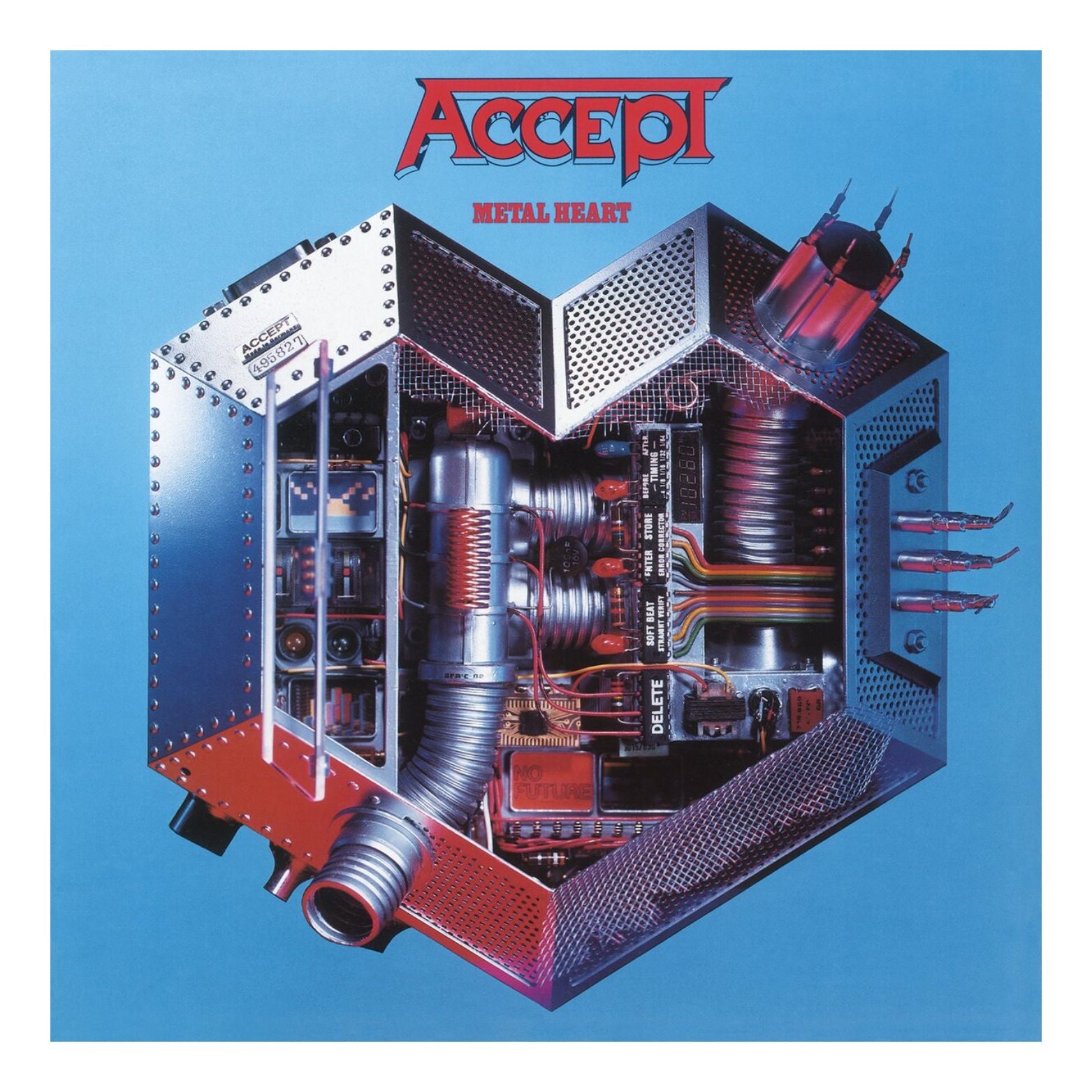 VINYL ACCEPT METAL HEART