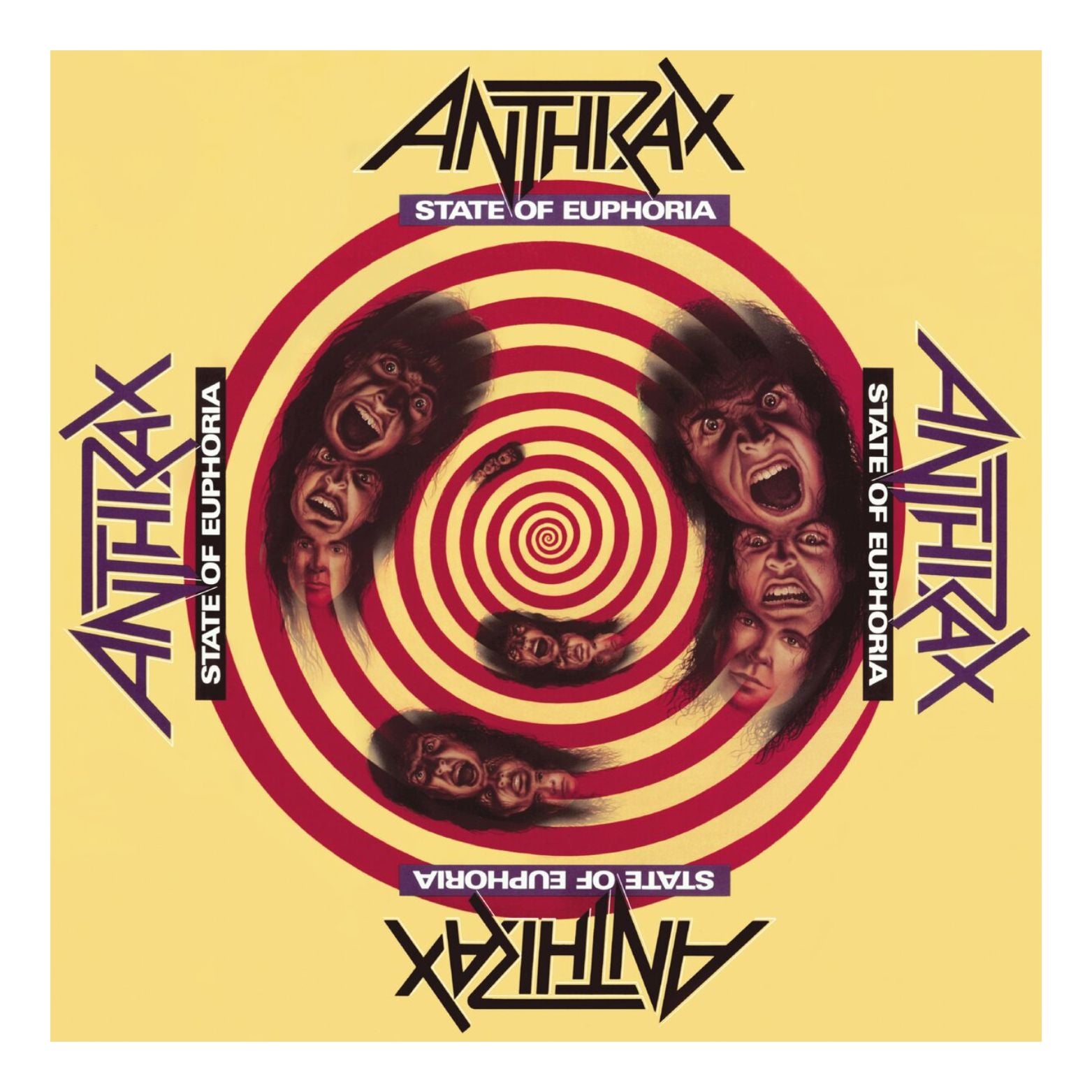 VINYL ANTHRAX STATE OF EUPHORIA 2LP