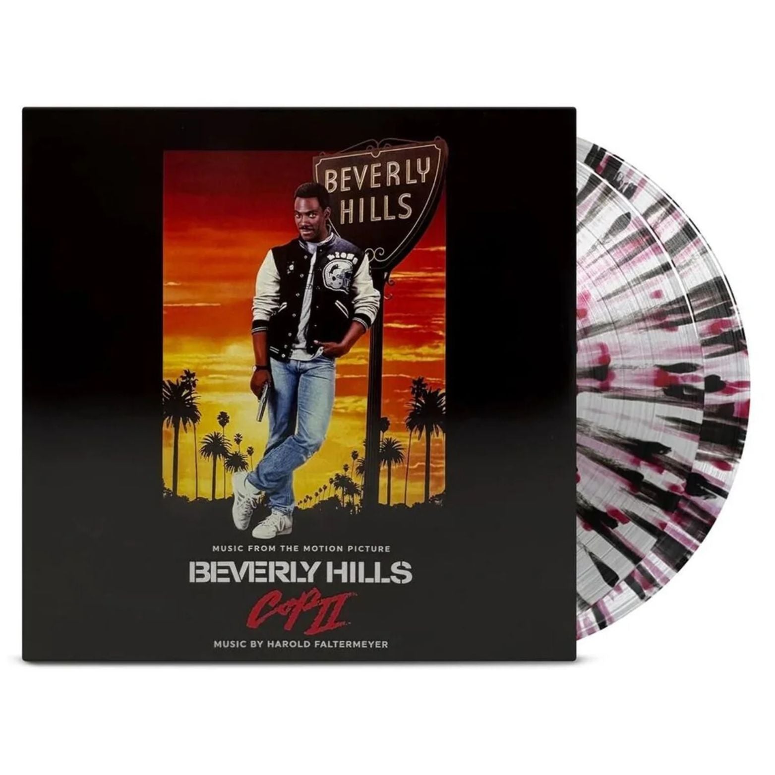 VINYL BEVERLY HILLS COP II MUSIC FROM THE MOTION PICTURE BY HAROLD FALTENMEYER 2LP