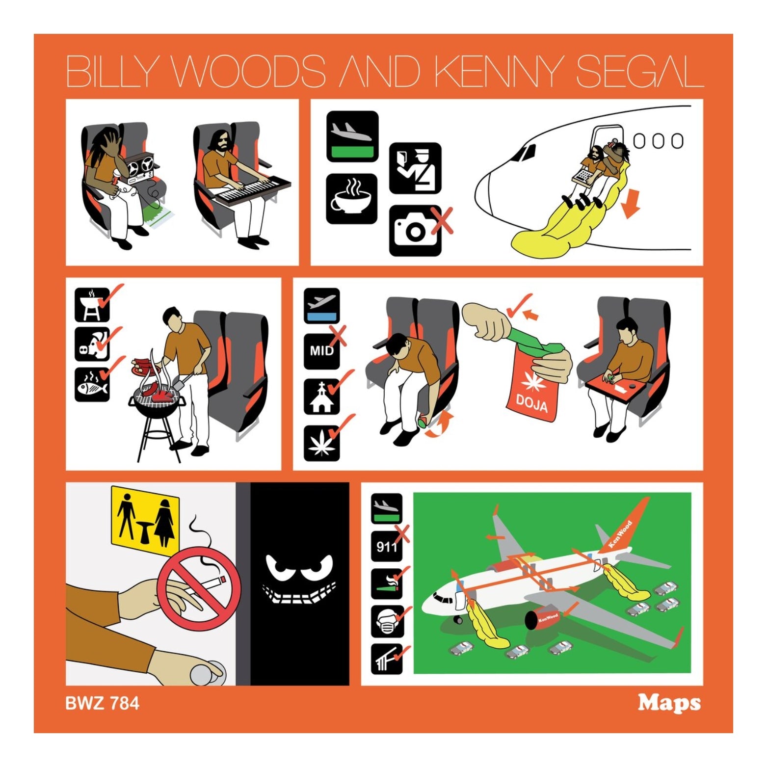 VINYL BILLY WOODS & KENNY SEGAL MAPS 2LP