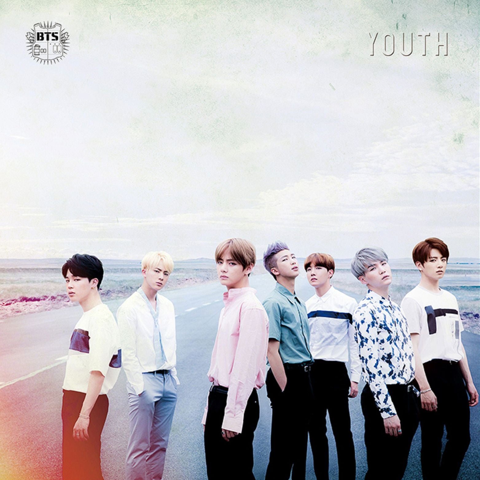 VINYL BTS YOUTH CLEAR PURPLE VINYL