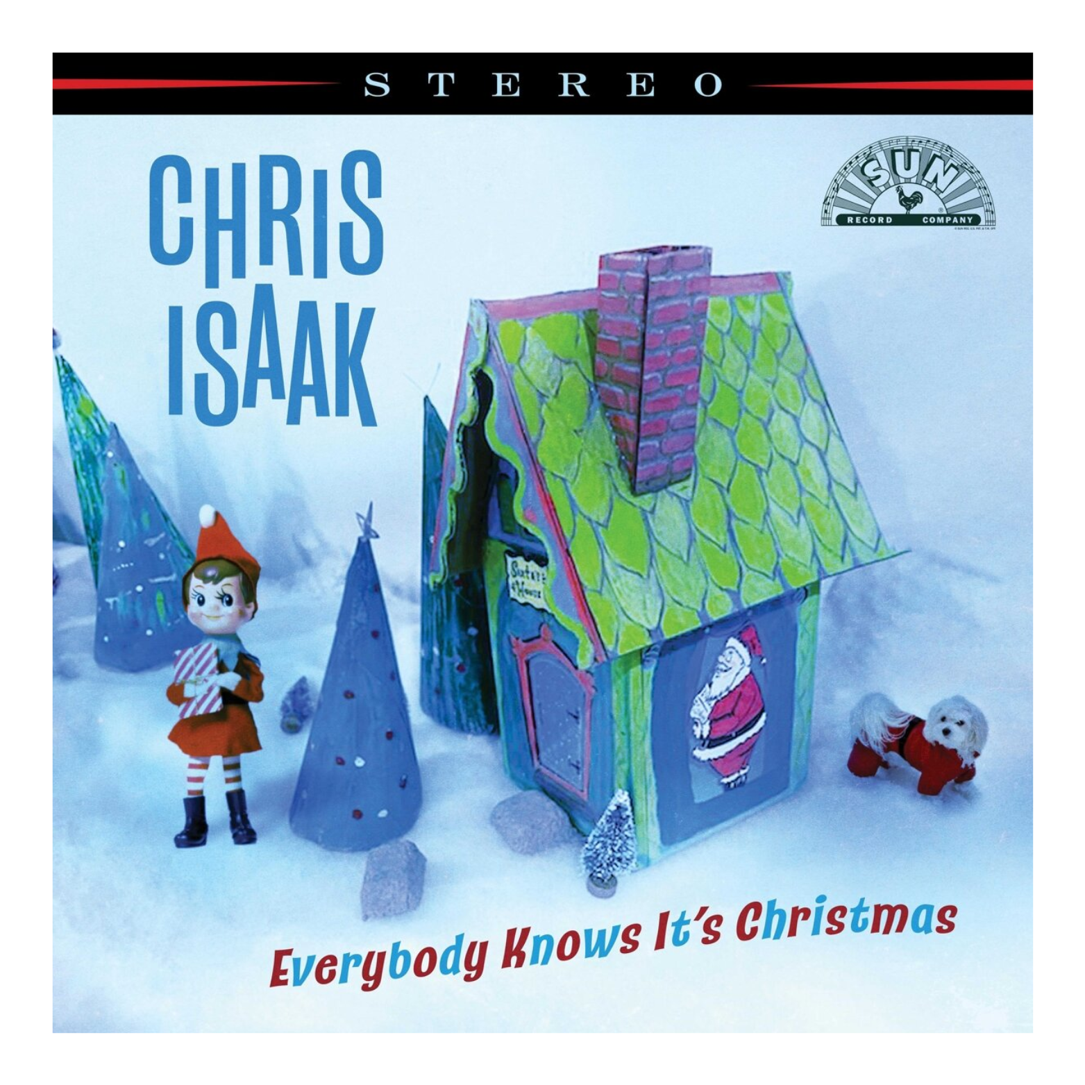 VINYL CHRIS ISAAK EVERYBODY KNOWS IT'S CHRISTMAS