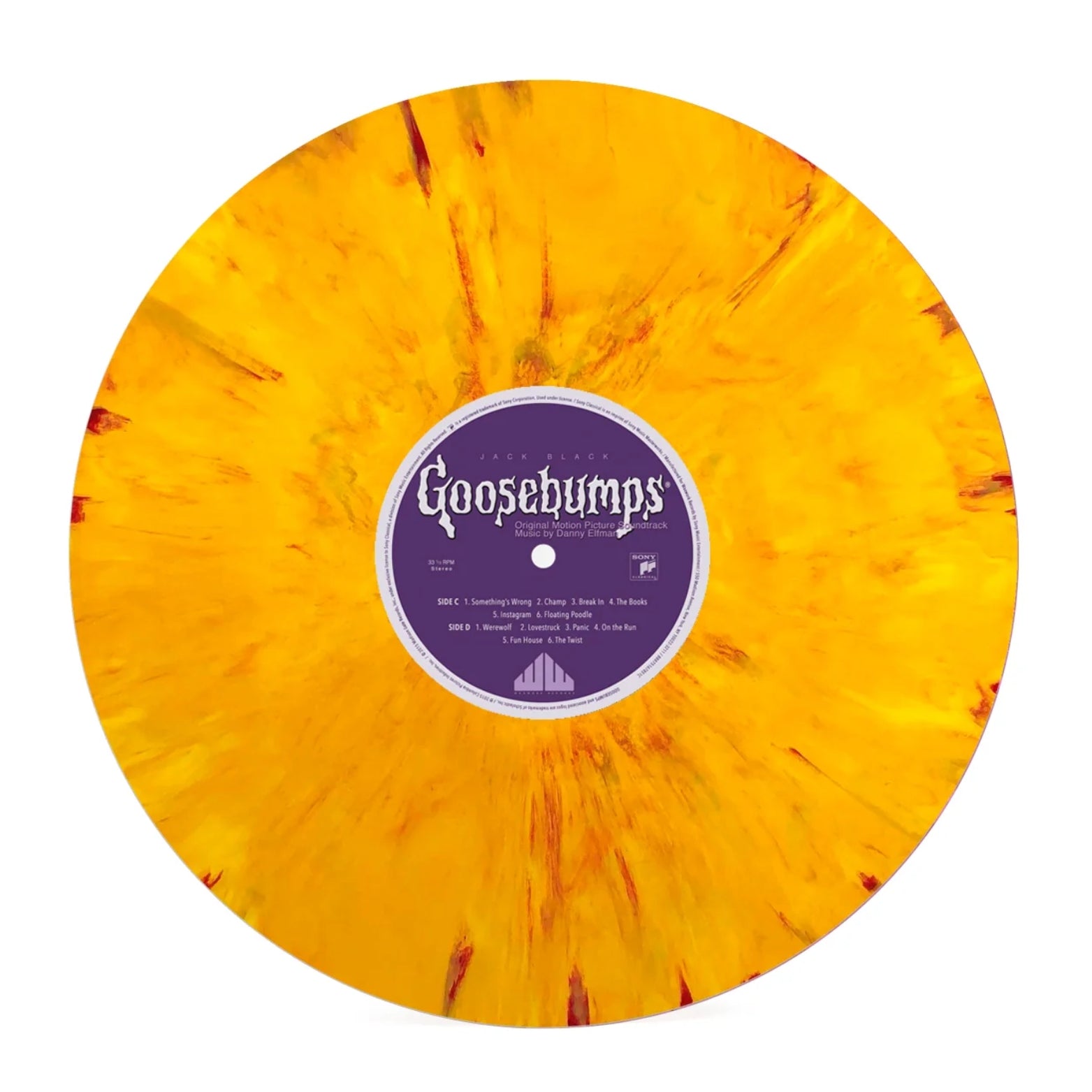 VINYL DANNY ELFMAN GOOSEBUMPS ORIGINAL SOUNDTRACK