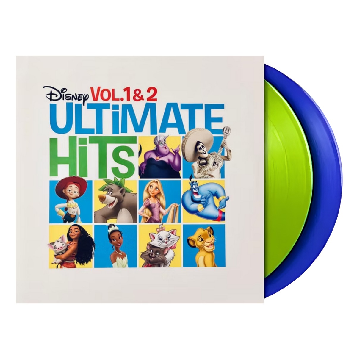 VINYL DISNEY ULTIMATE HITS VOL. 1 & 2 (LIMITED GREEN & BLUE VINYL EDITION)