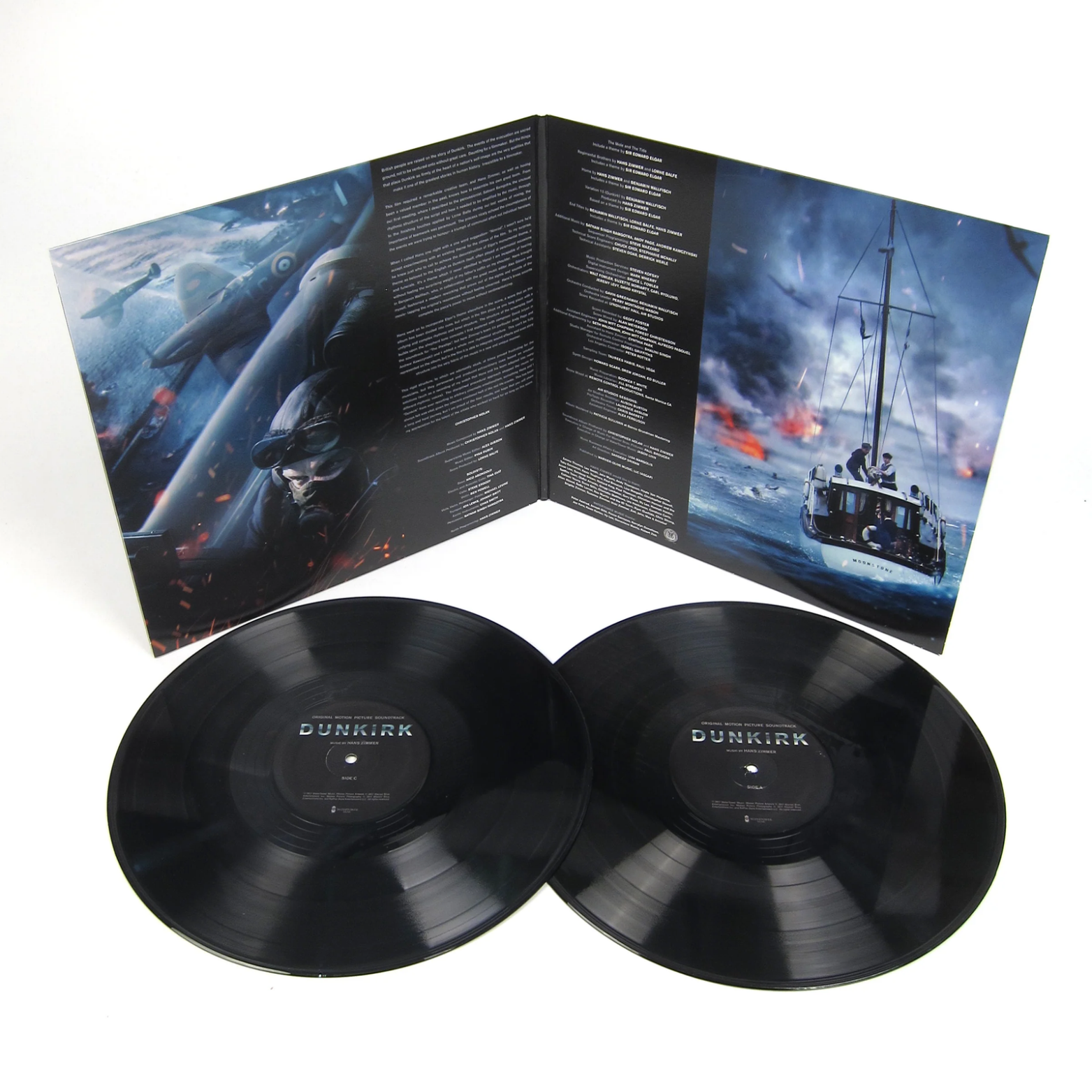 VINYL DUNKIRK ORIGINAL MOTION PICTURE SOUNDTRACK MUSIC BY HANS ZIMMER 2LP