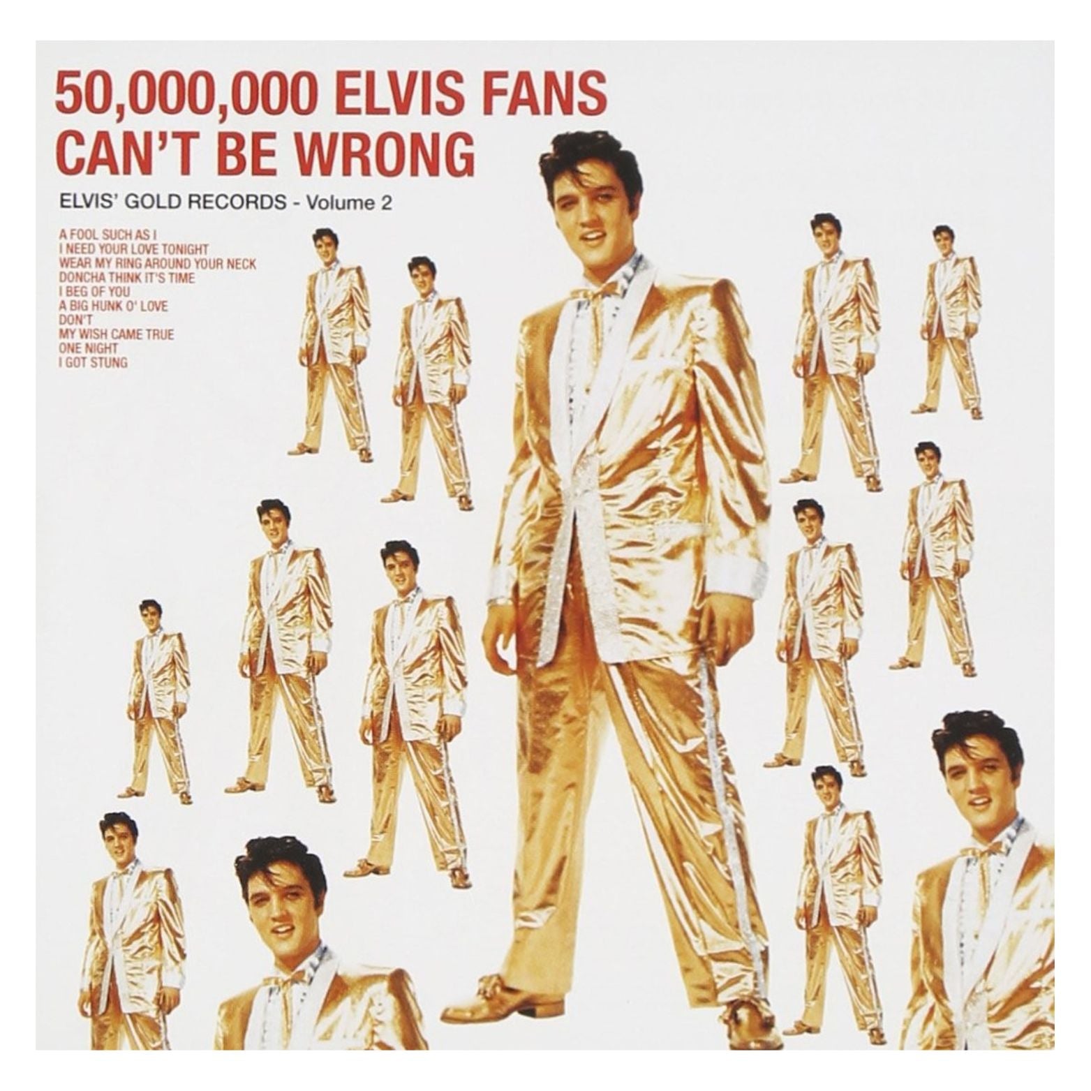 VINYL ELVIS PRESLEY 50,000,000 ELVIS FANS CAN´T BE WRONG ELVIS´ GOLD RECORDS - VOLUME 2