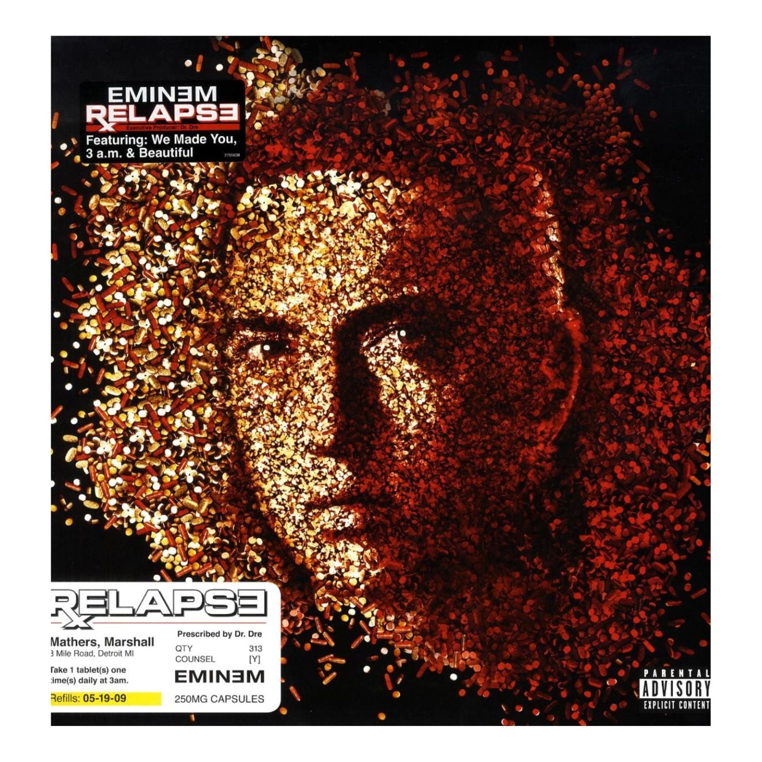 VINYL EMINEM RELAPSE 2LP