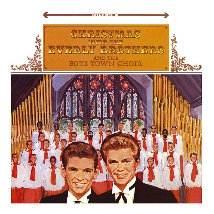 VINYL EVERLY BROTHERS CHRISTMAS WITH THE EVERLY BROTHERS AND THE BOYS TOWN CHOIR