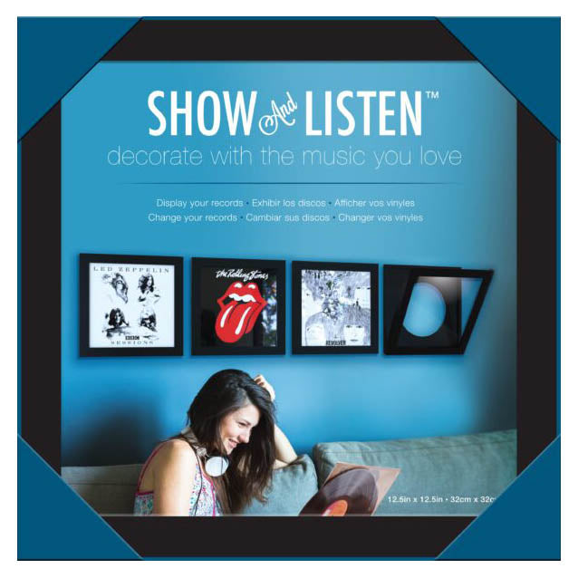VINYL FRAME SHOW AND LISTEN BLACK