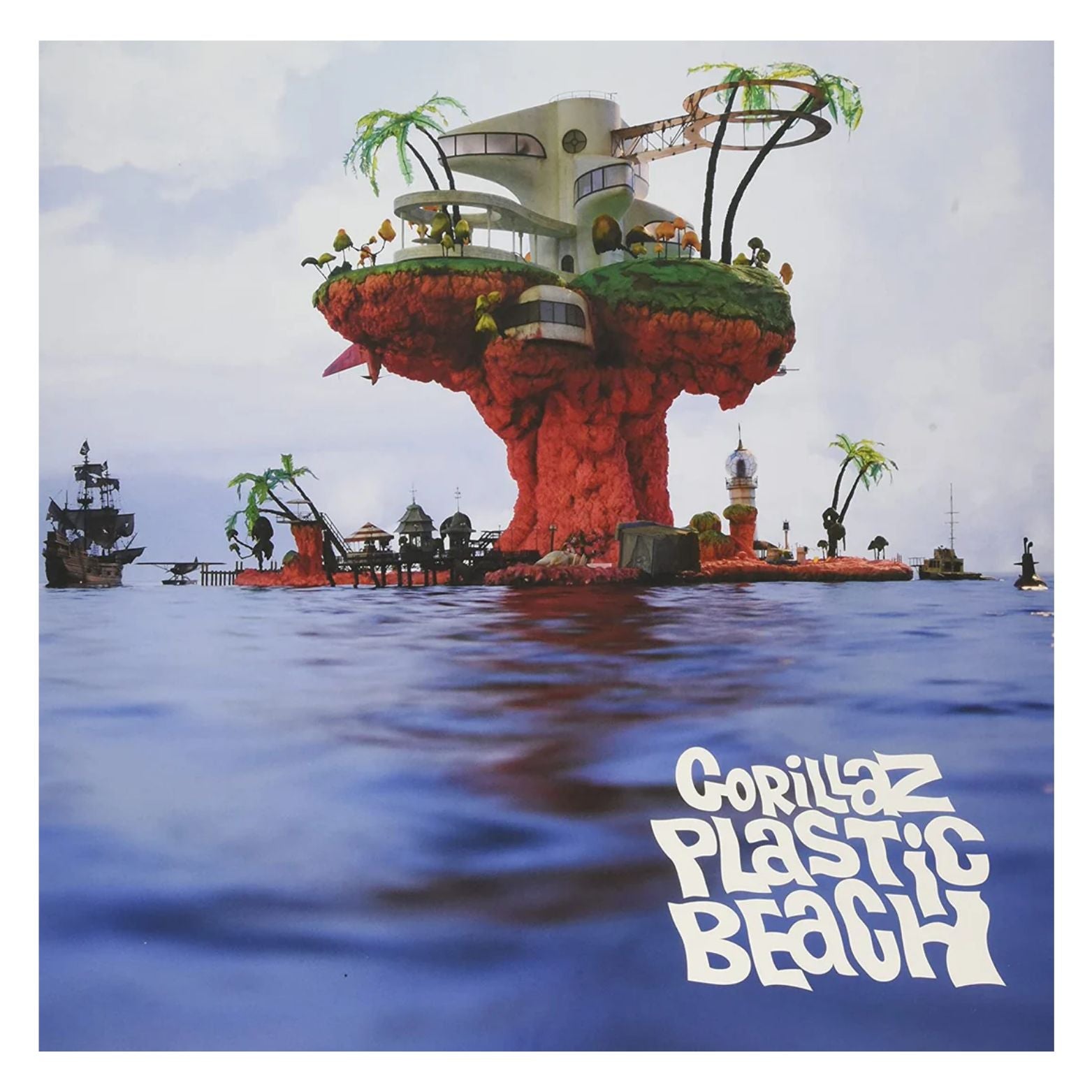 VINYL GORILLAZ PLASTIC BEACH 2LP