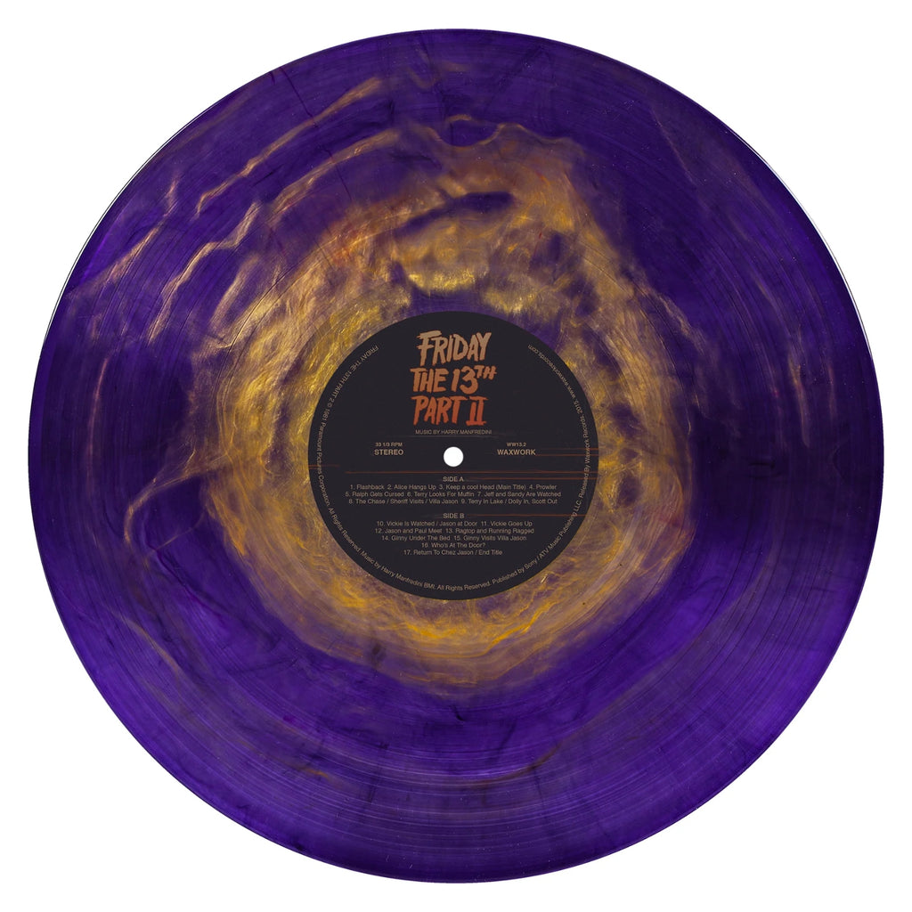 VINYL HARRY MANFREDINI FRIDAY THE 13TH PART II ORIGINAL SOUNDTRACK