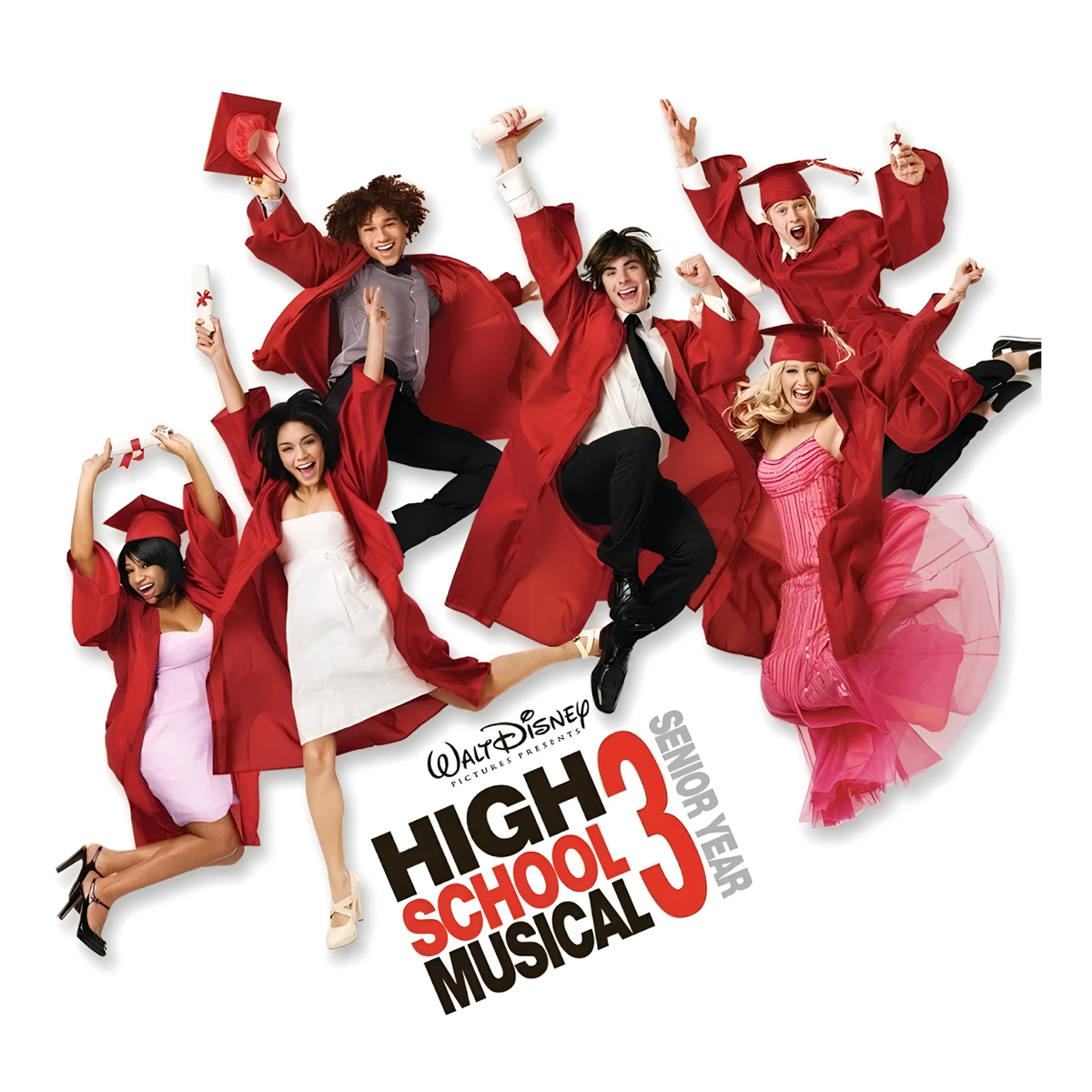 VINYL HIGH SCHOOL MUSICAL 3: SENIOR YEAR ORIGINAL SOUNDTRACK (RED & WHITE COLOURED VINYL EDITION)
