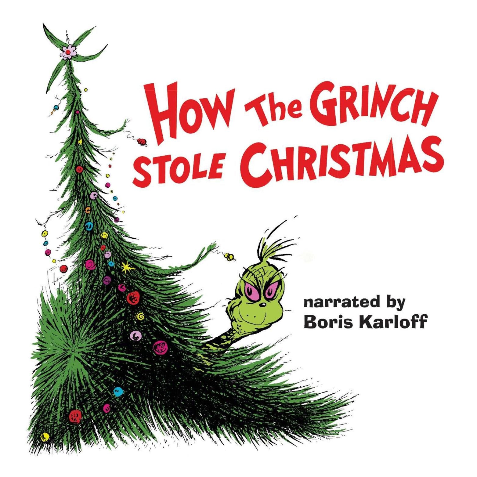 VINYL HOW THE GRINCH STOLE CHRISTMAS NARRATED BY BORIS KARLOFF