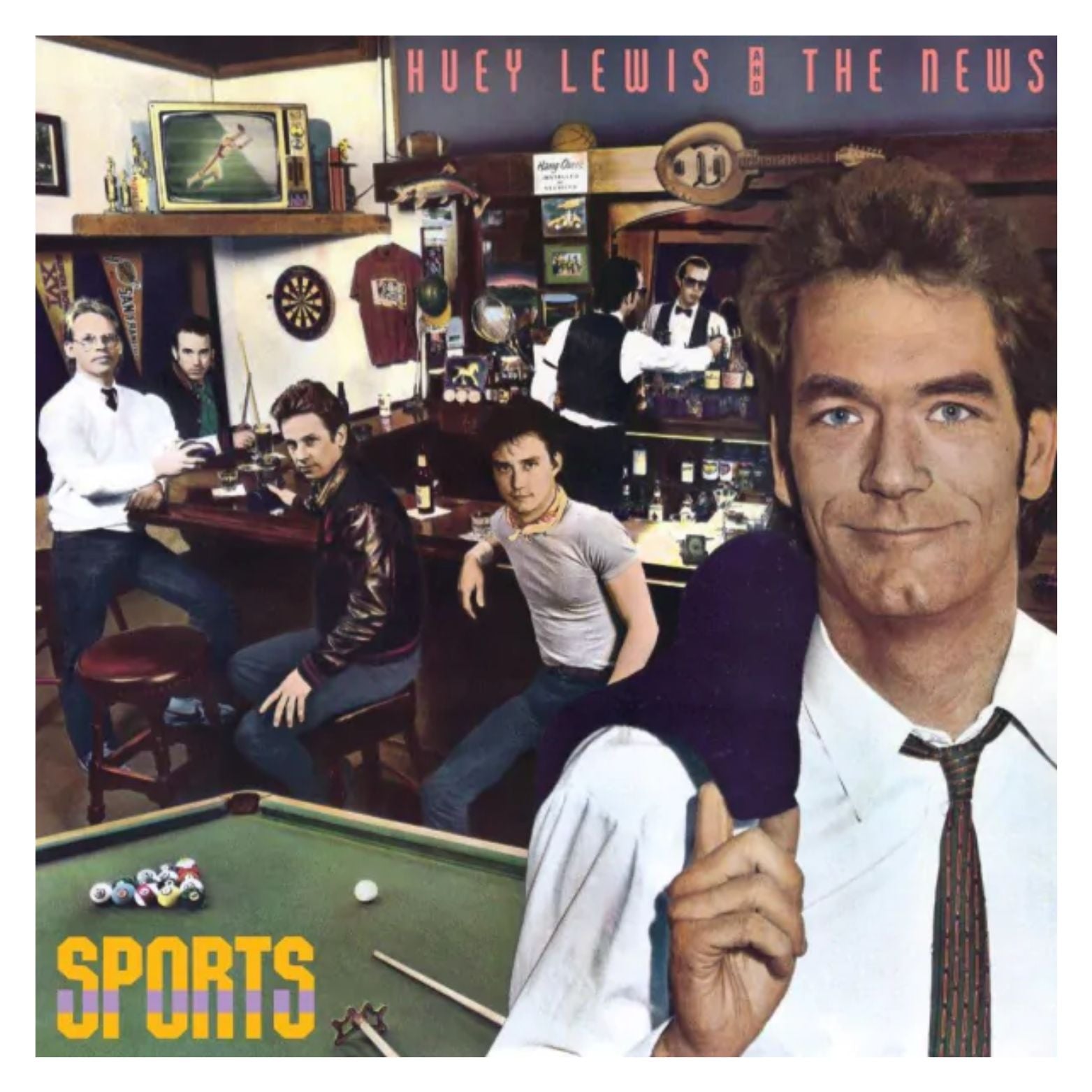 VINYL HUEY LEWIS AND THE NEWS SPORTS