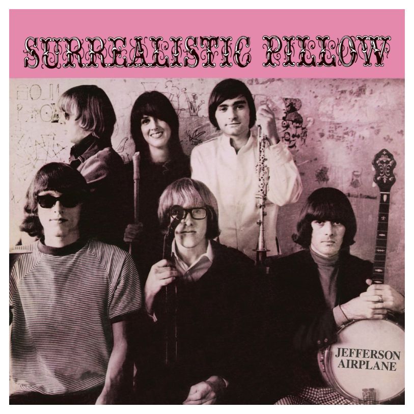 VINYL JEFFERSON AIRPLANE SURREALISTIC PILLOW