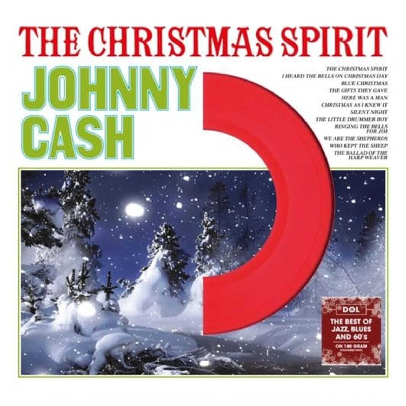 VINYL JOHNNY CASH THE CHRISTMAS SPIRIT