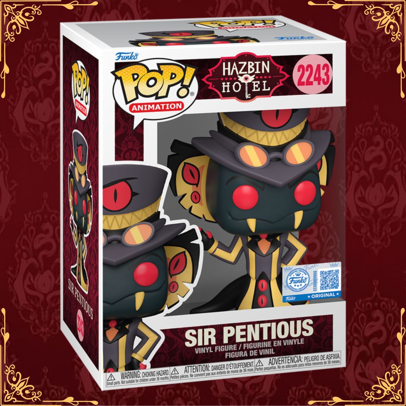 FUNKO POP! ANIMATION HAZBIN HOTEL SIR PENTIOUS FUNKO SPECIAL EDITION no2243