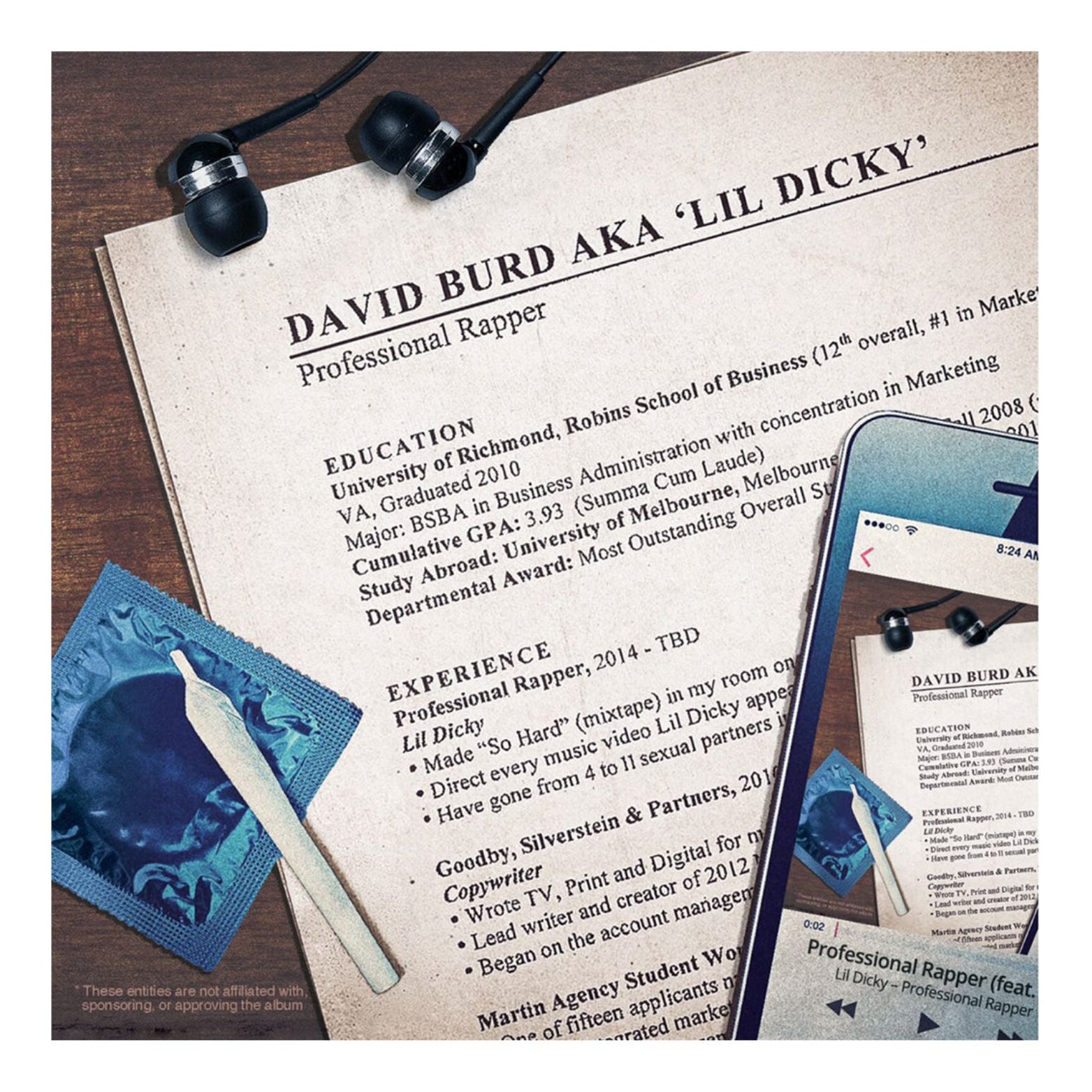 VINYL LIL DICKY PROFESSIONAL RAPPER