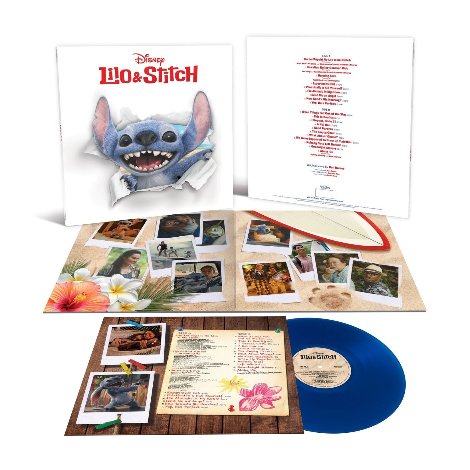 VINYL LILO & STITCH MARK KEALI'I HO'OMALU, IAM TONGI & DAN ROMER SOUNDTRACK
