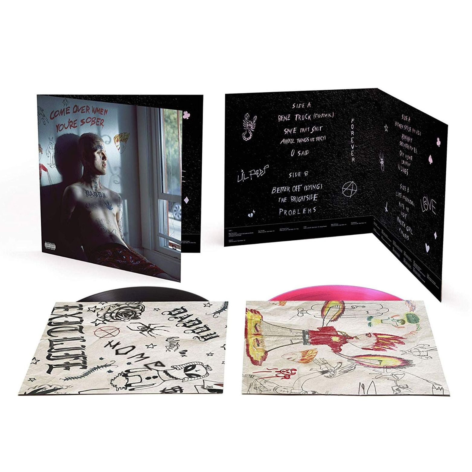 VINYL LIL PEEP COME OVER WHEN YOU'RE SOBER PT. 2 2-LP