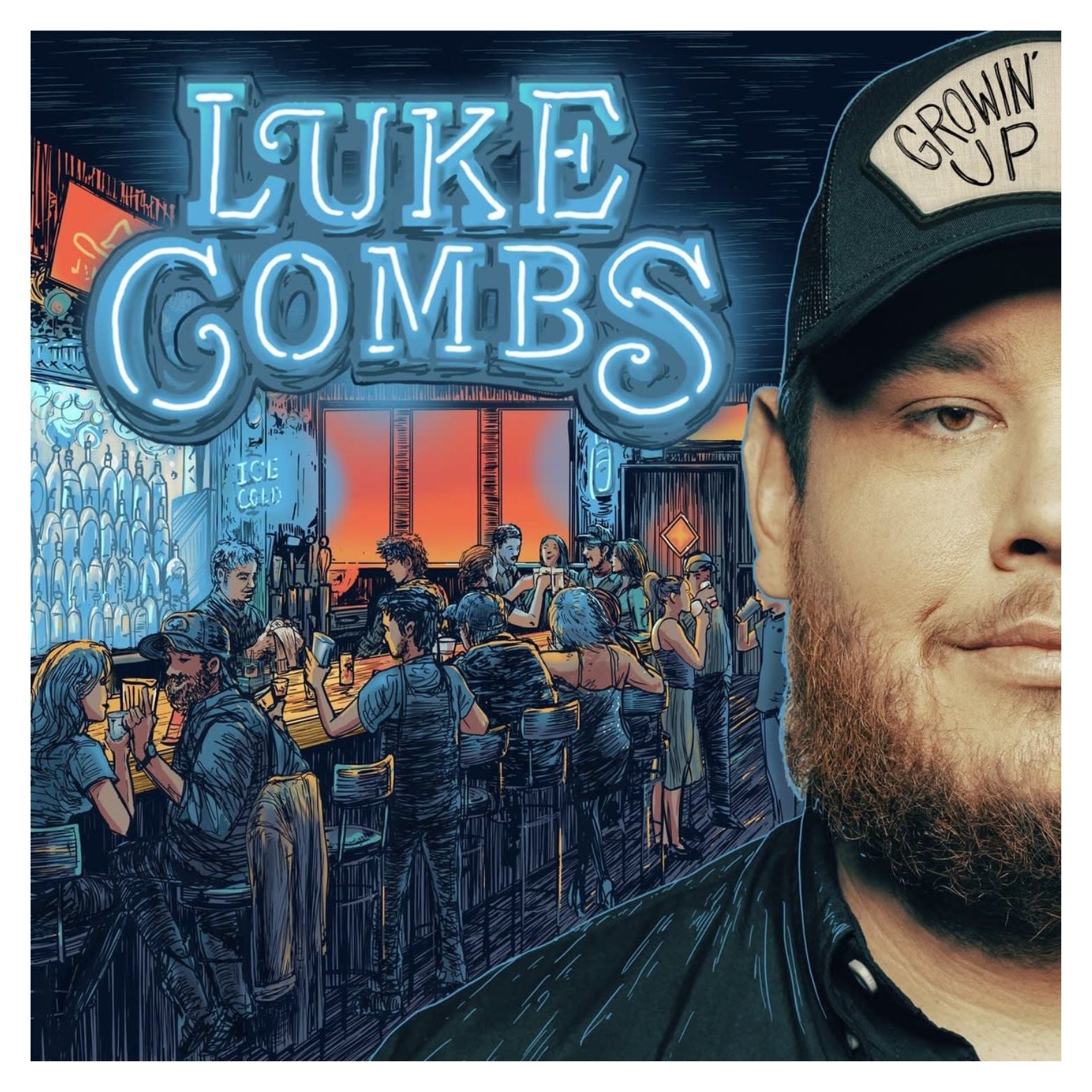 VINYL LUKE COMBS GROWIN UP