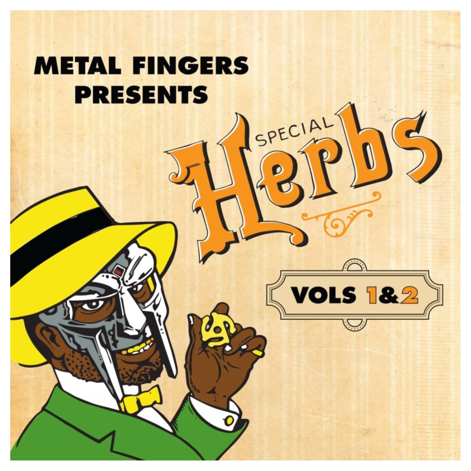 VINYL MF DOOM METAL FINGERS PRESENTS SPECIAL HERBS VOLS 1&2