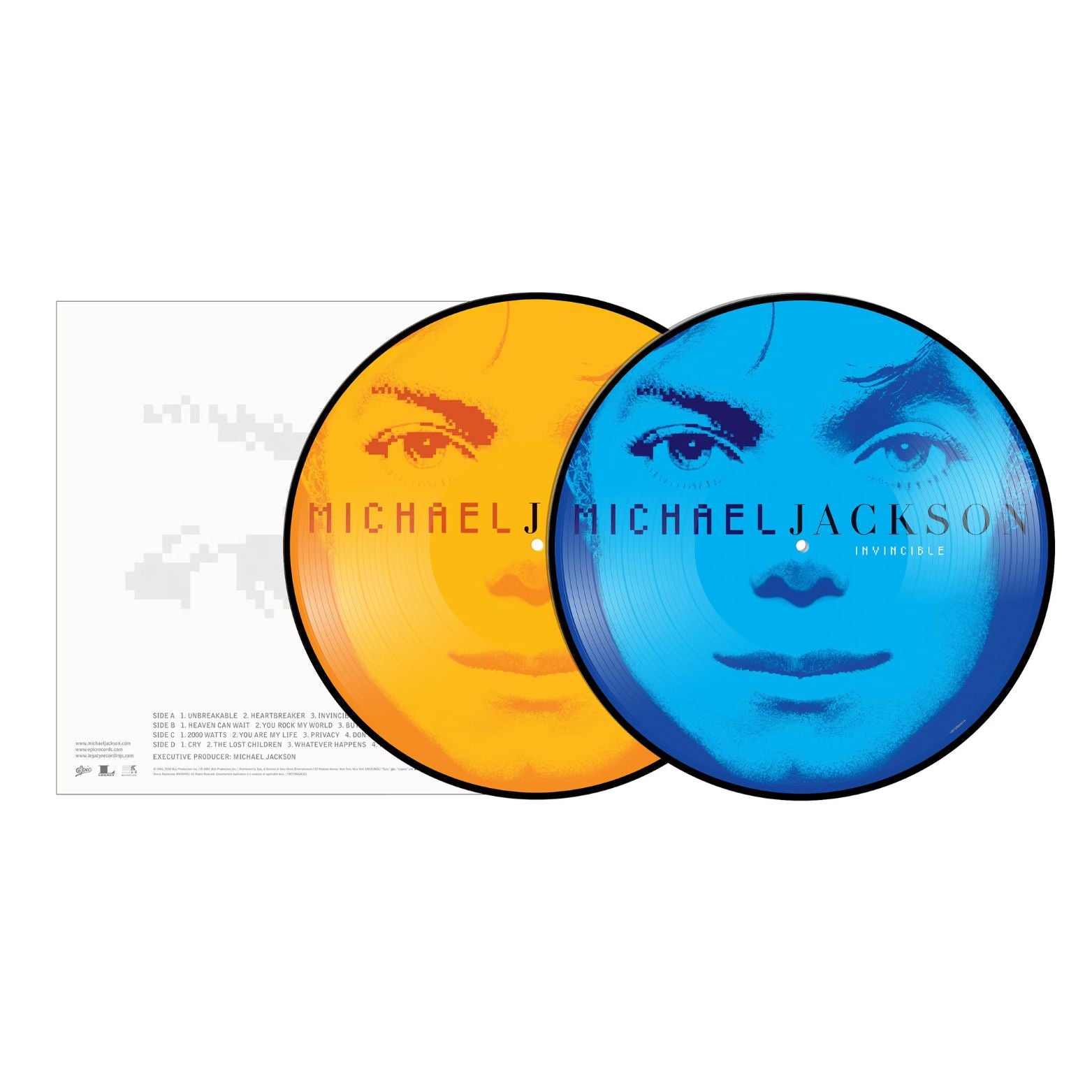 VINYL MICHAEL JACKSON INVINCIBLE 2LP