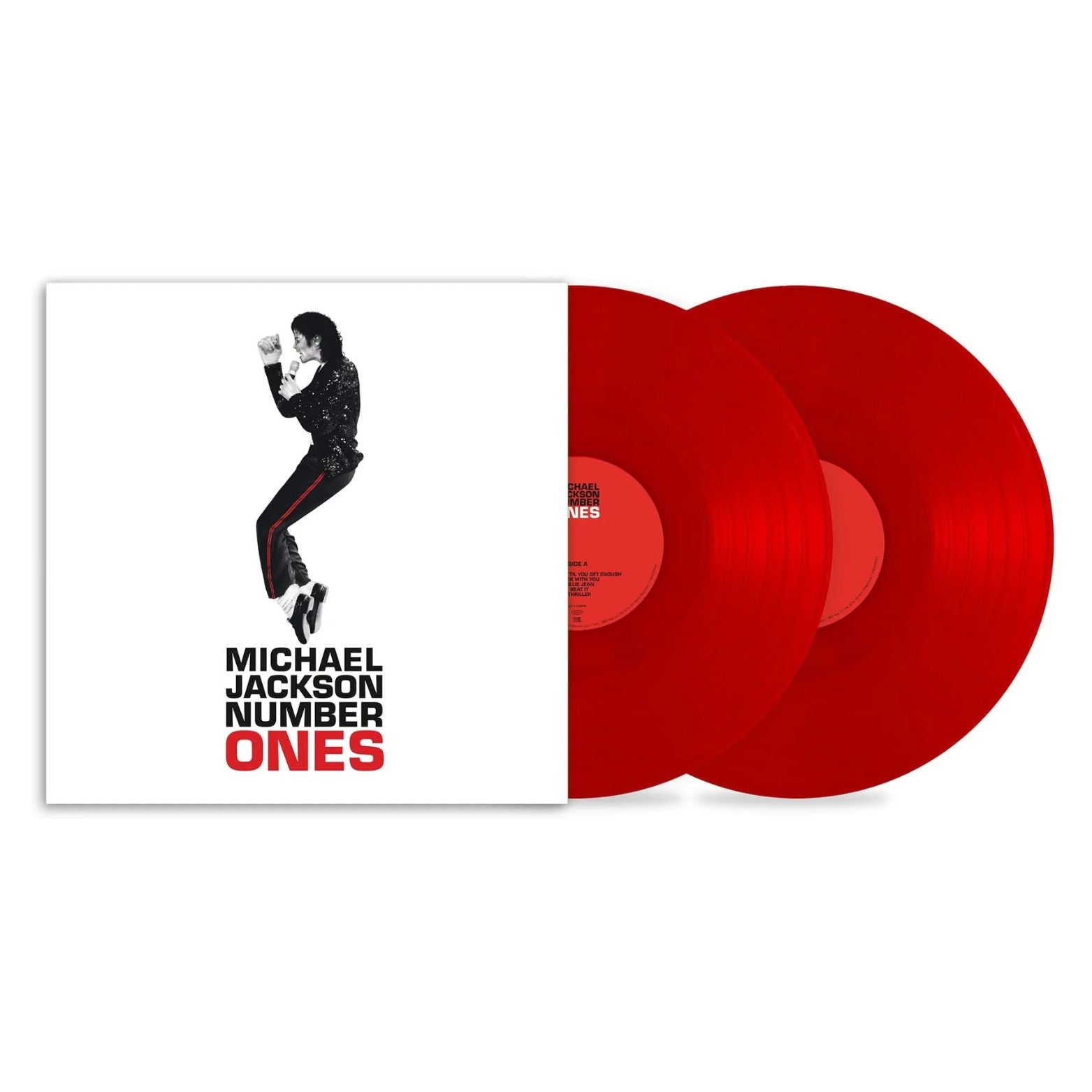 VINYL MICHAEL JACKSON NUMBER ONES SOLID RED 2LP