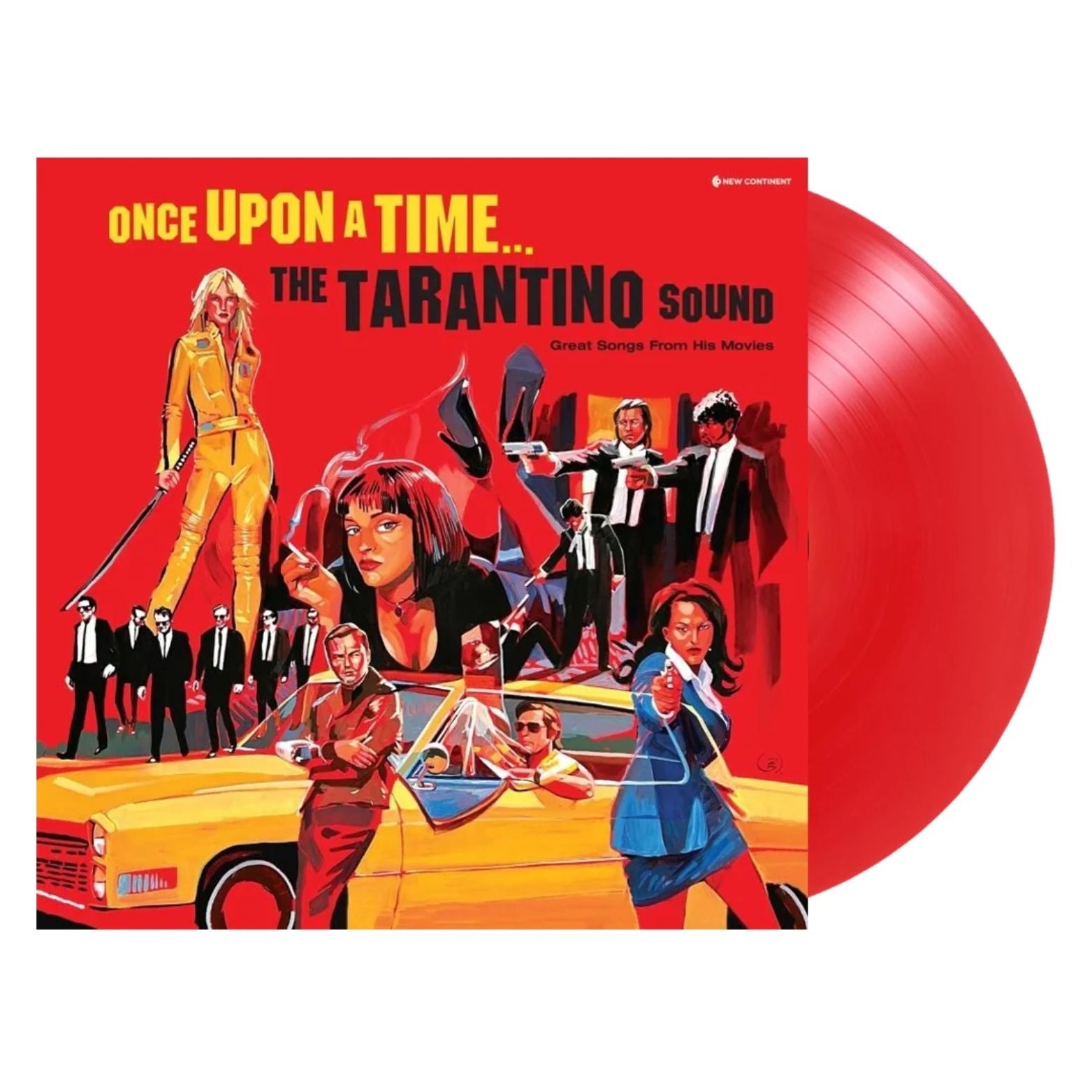 VINYL ONCE UPON A TIME... THE TARANTINO SOUND VARIOUS ARTISTS RED VINYL
