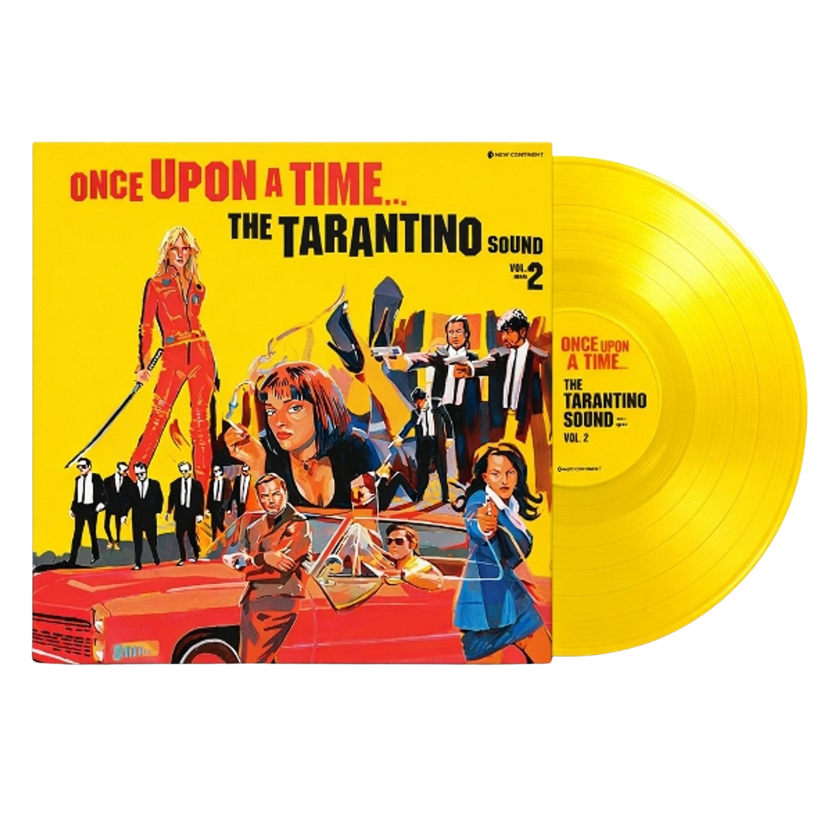 VINYL ONCE UPON A TIME... VOL.2 THE TARANTINO SOUND VARIOUS ARTISTS YELLOW VINYL