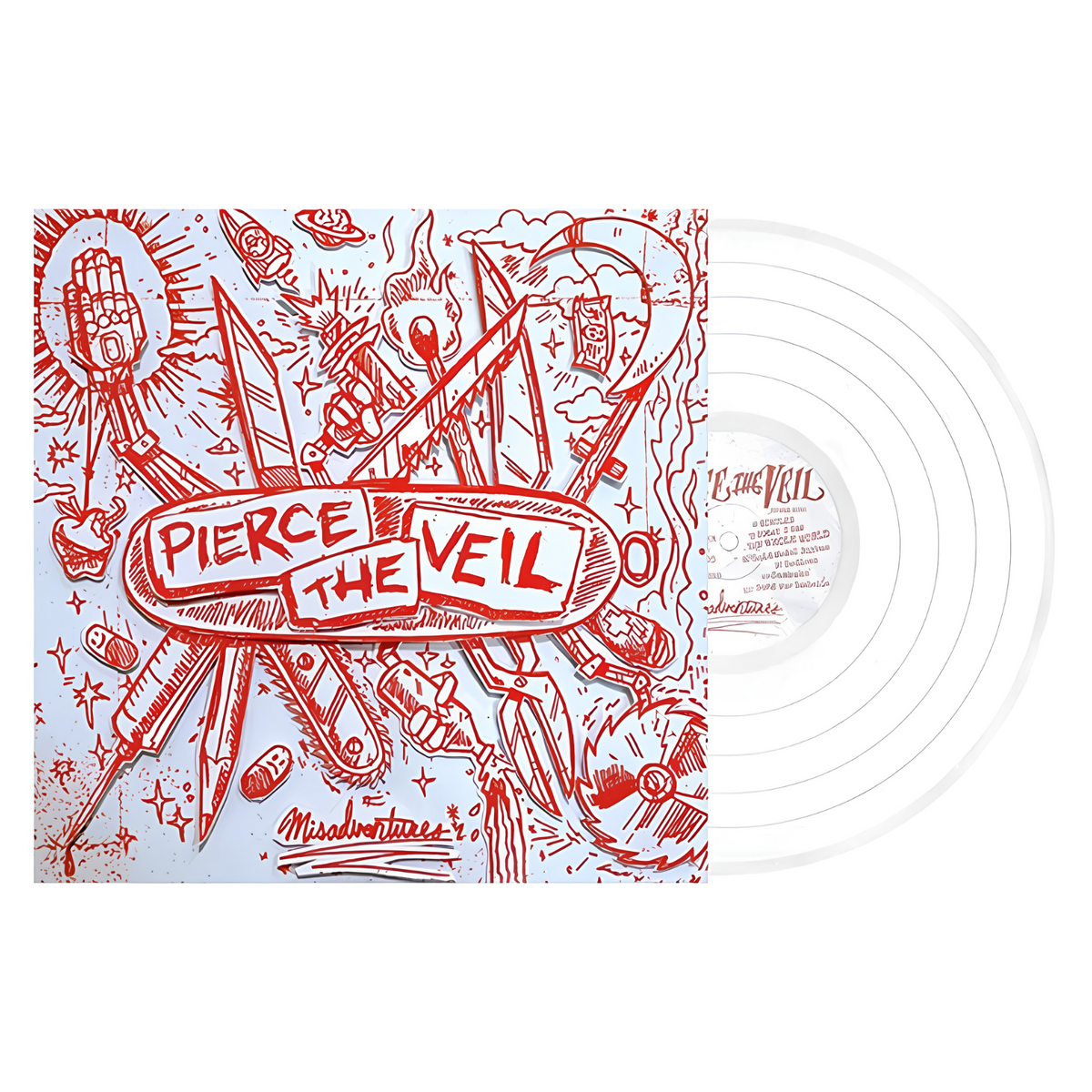VINYL PIERCE THE VEIL MISADVENTURES (WHITE VINYL)
