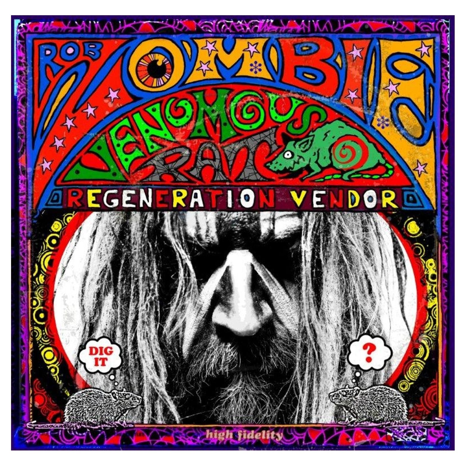 VINYL ROB ZOMBIE VENOMOUS RAT REGENERATION VENDOR