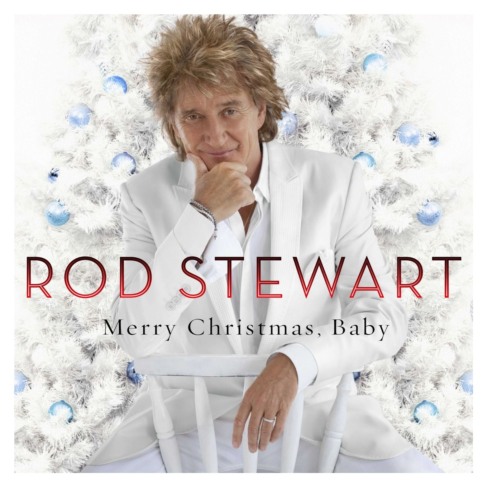 VINYL ROD STEWART MERRY CHRISTMAS, BABY 2LP