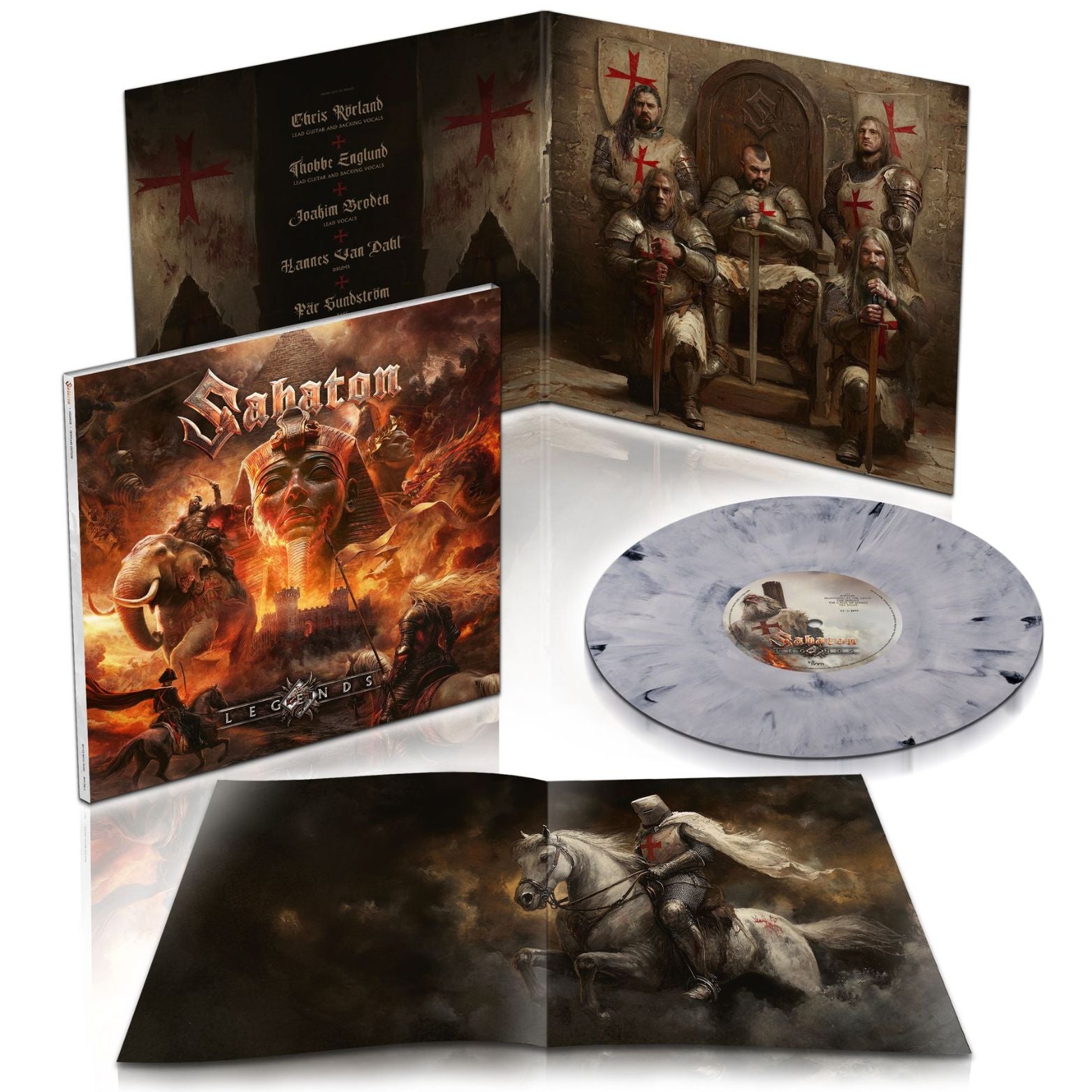 VINYL SABATON LEGENDS TEMPLARS EDITION