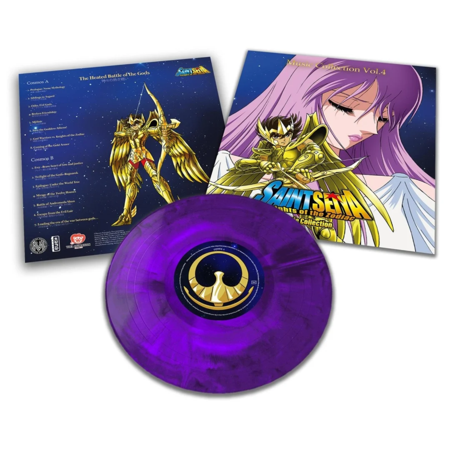 VINYL SAINT SEIYA MUSIC COLLECTION VOL. 4