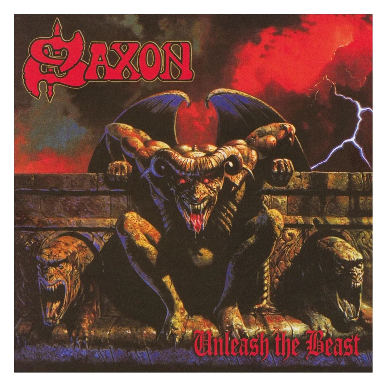 VINYL SAXON UNLEASH THE BEAST