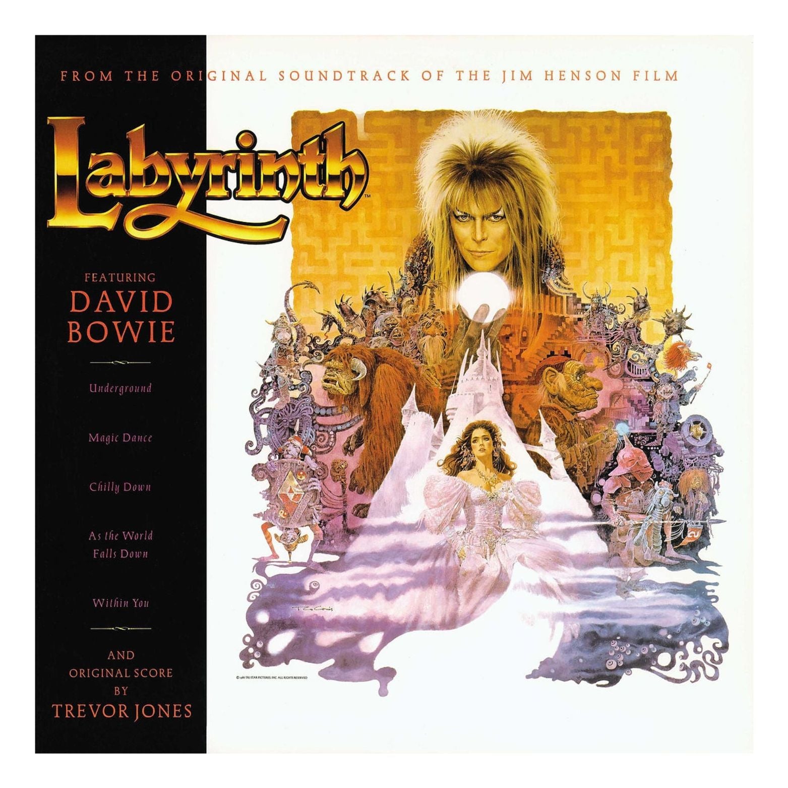 VINYL SOUNDTRACK LABYRINTH DAVID BOWIE & TREVOR JONES