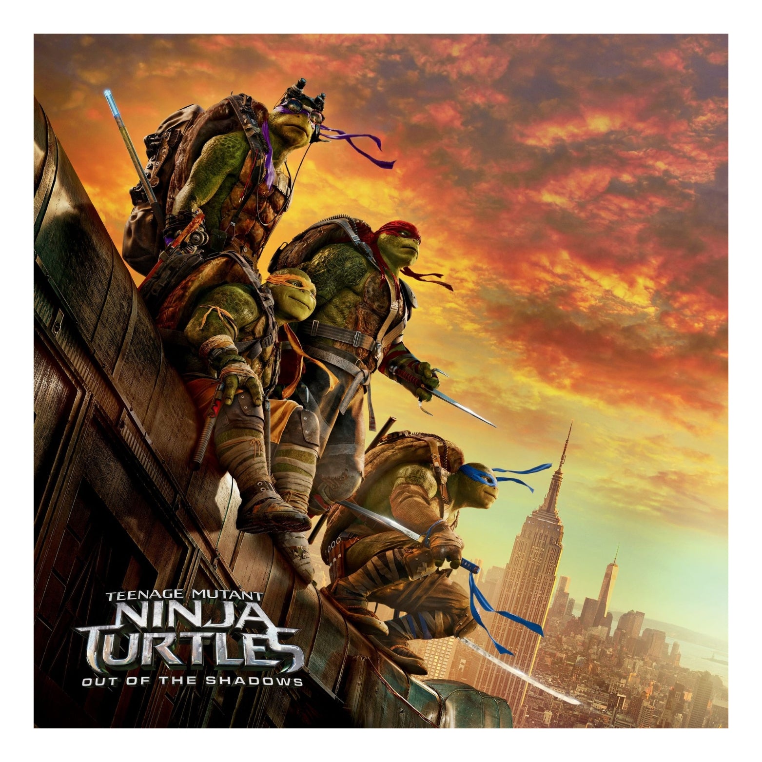 VINYL STEVE JABLONSKY TEENAGE MUTANT NINJA OUT OF THE SHADOWS ORIGINAL SOUNDTRACK 2LP