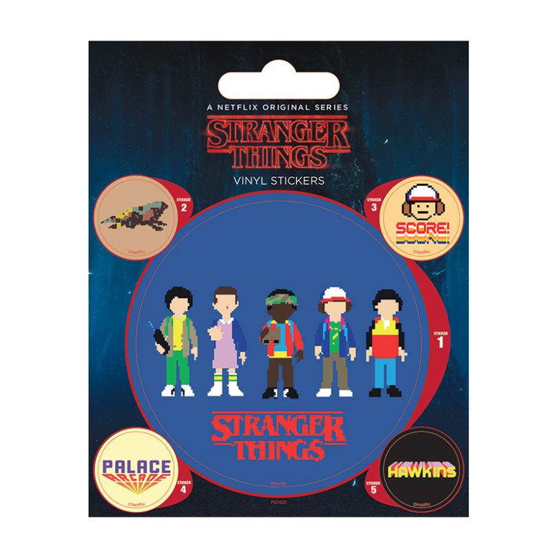 VINYL STICKERS STRANGER THINGS ARCADE
