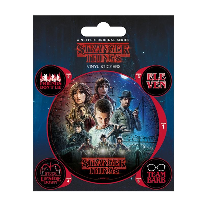 VINYL STICKERS STRANGER THINGS ONE SHEET