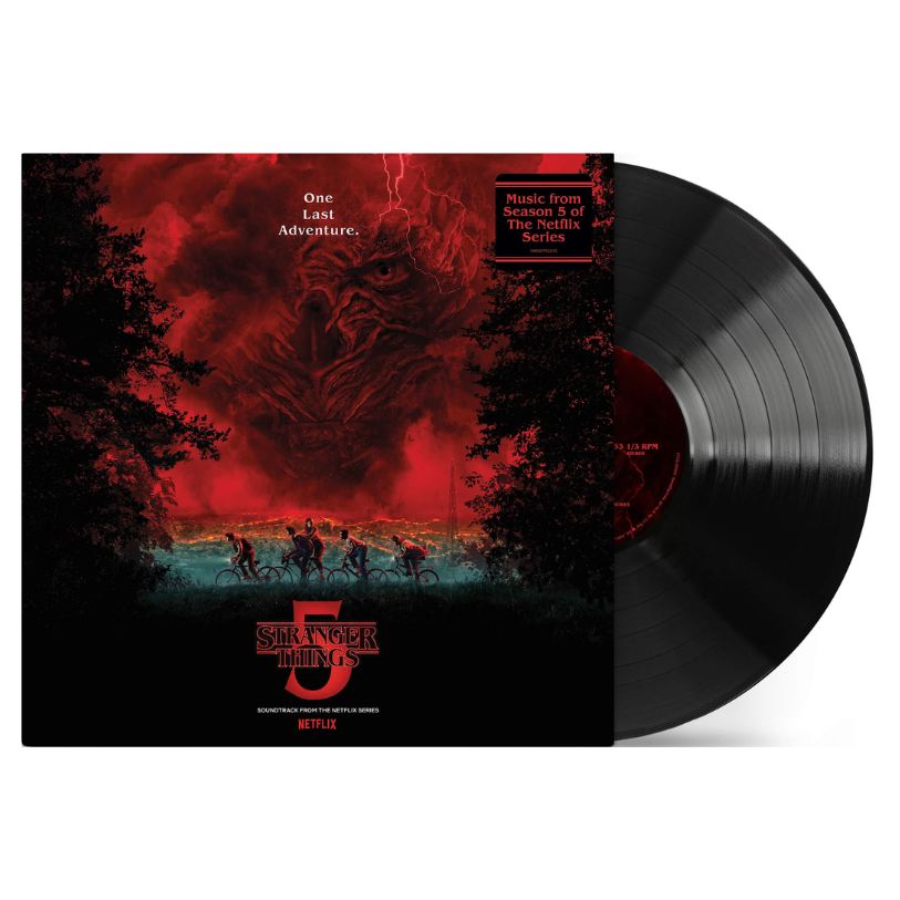 VINYL STRANGER THINGS 5 SOUNDTRACK FROM THE NETFLIX SERIES