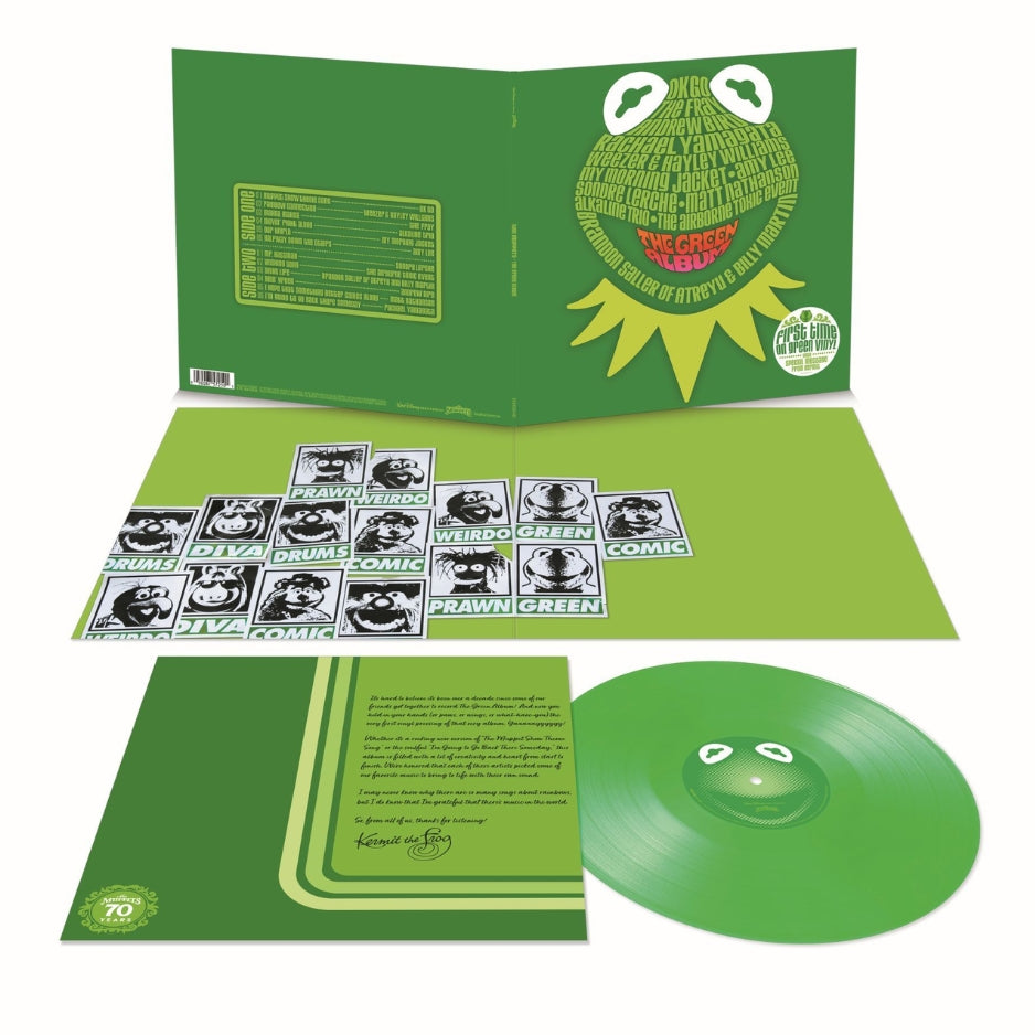 VINYL THE MUPPETS THE GREEN ALBUM ORIGINAL SOUNDTRACK