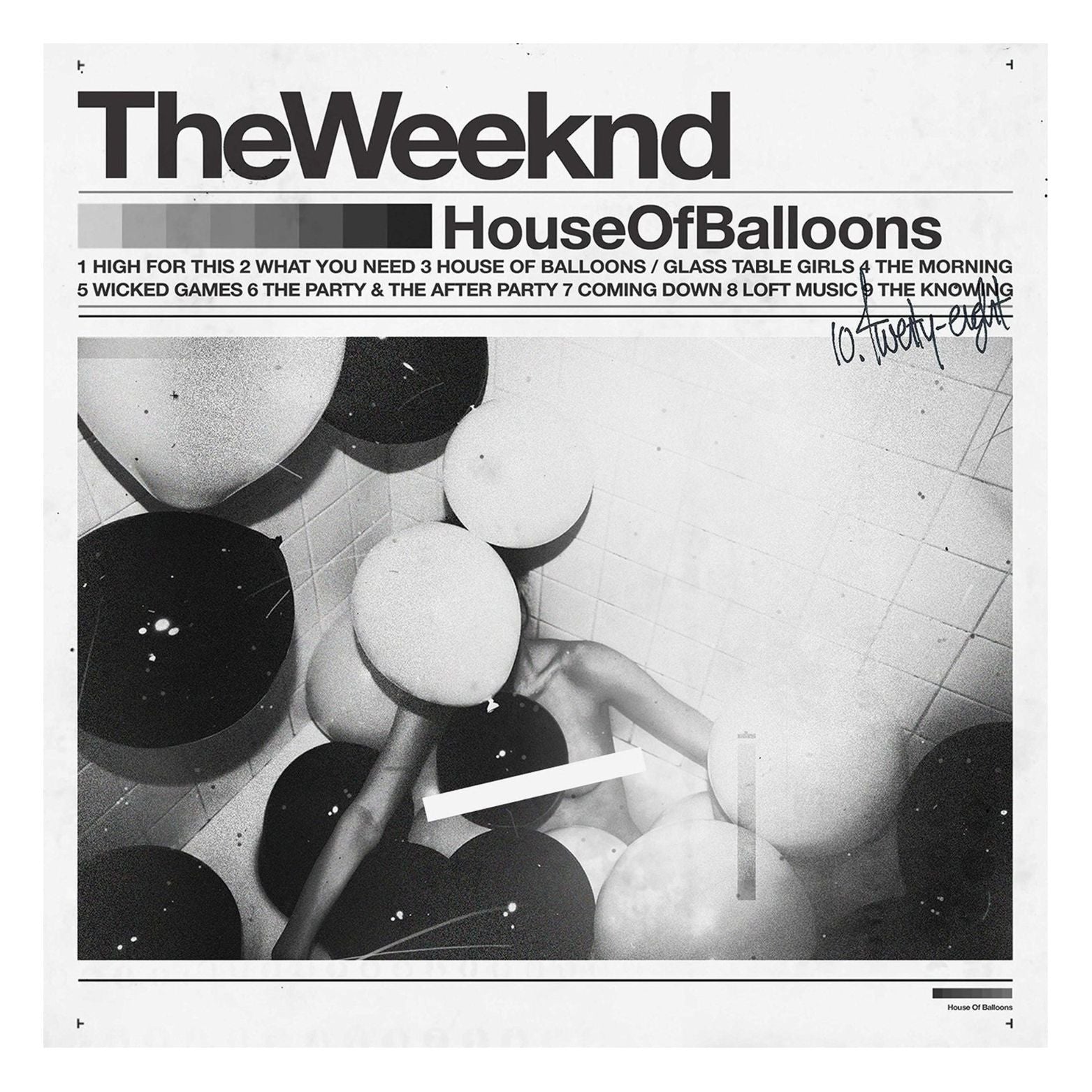 VINYL THE WEEKND HOUSE OF BALLOONS COMPONENT 1 2LP