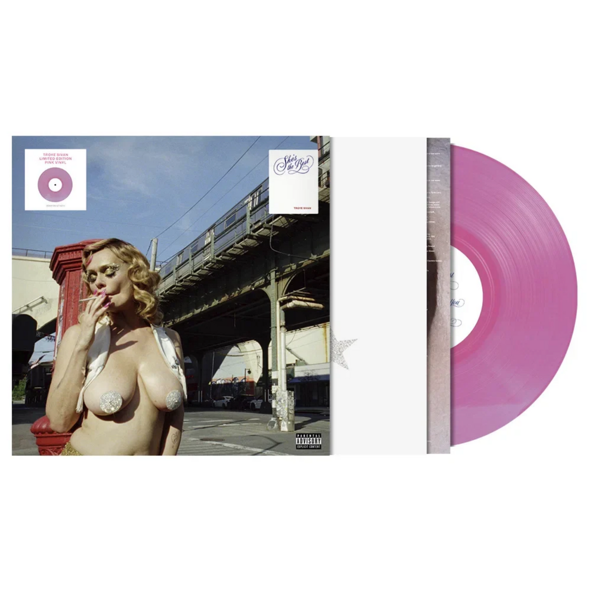 VINYL TROYE SIVAN SHE'S THE BEST INDIE EXCLUSIVE PINK VINYL EDITION