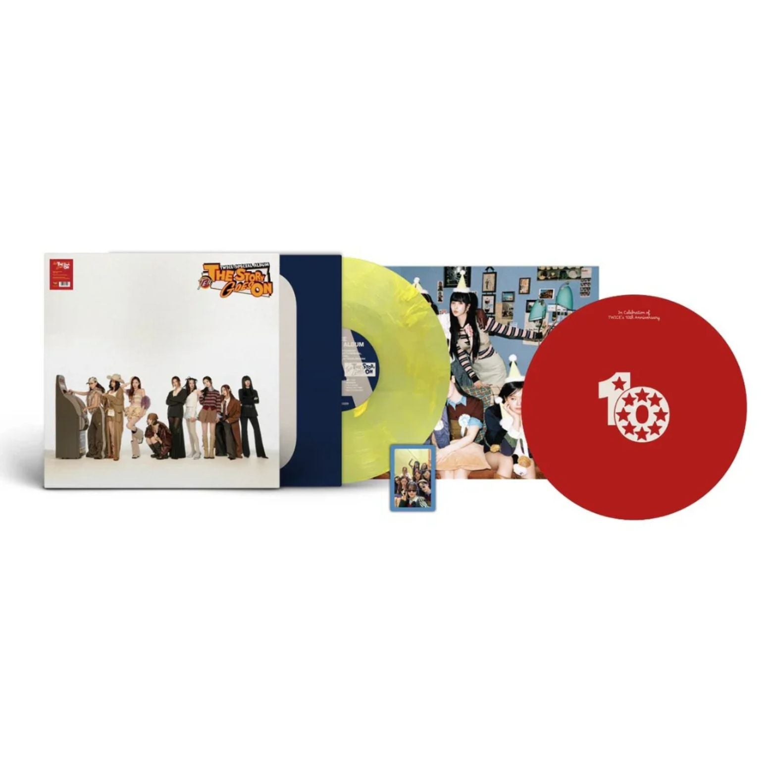 VINYL TWICE TEN THE STORY GOES ON LIMITED EDITION LEMON SPARK VINYL
