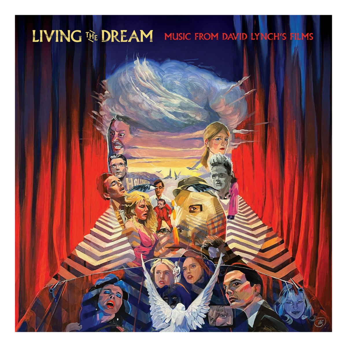 VINYL VARIOUS ARTISTS - LIVING THE DREAM - MUSIC FROM THE FILMS OF DAVID LYNCH (RED VINYL)