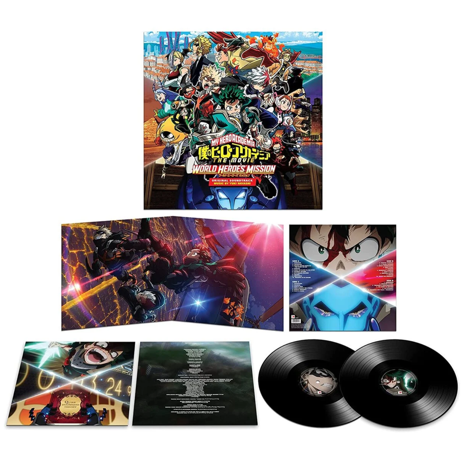 VINYL YUKI HAYASHI MY HERO ACADEMIA: WORLD HEROES' MISSION (ORIGINAL MOTION PICTURE SOUNDTRACK)
