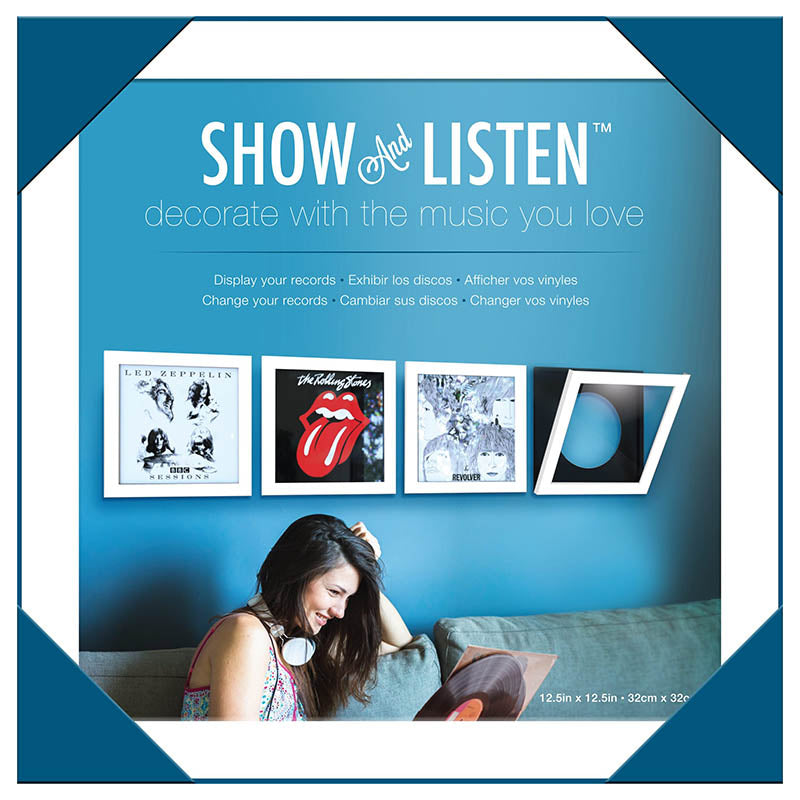VINYL FRAME SHOW AND LISTEN WHITE