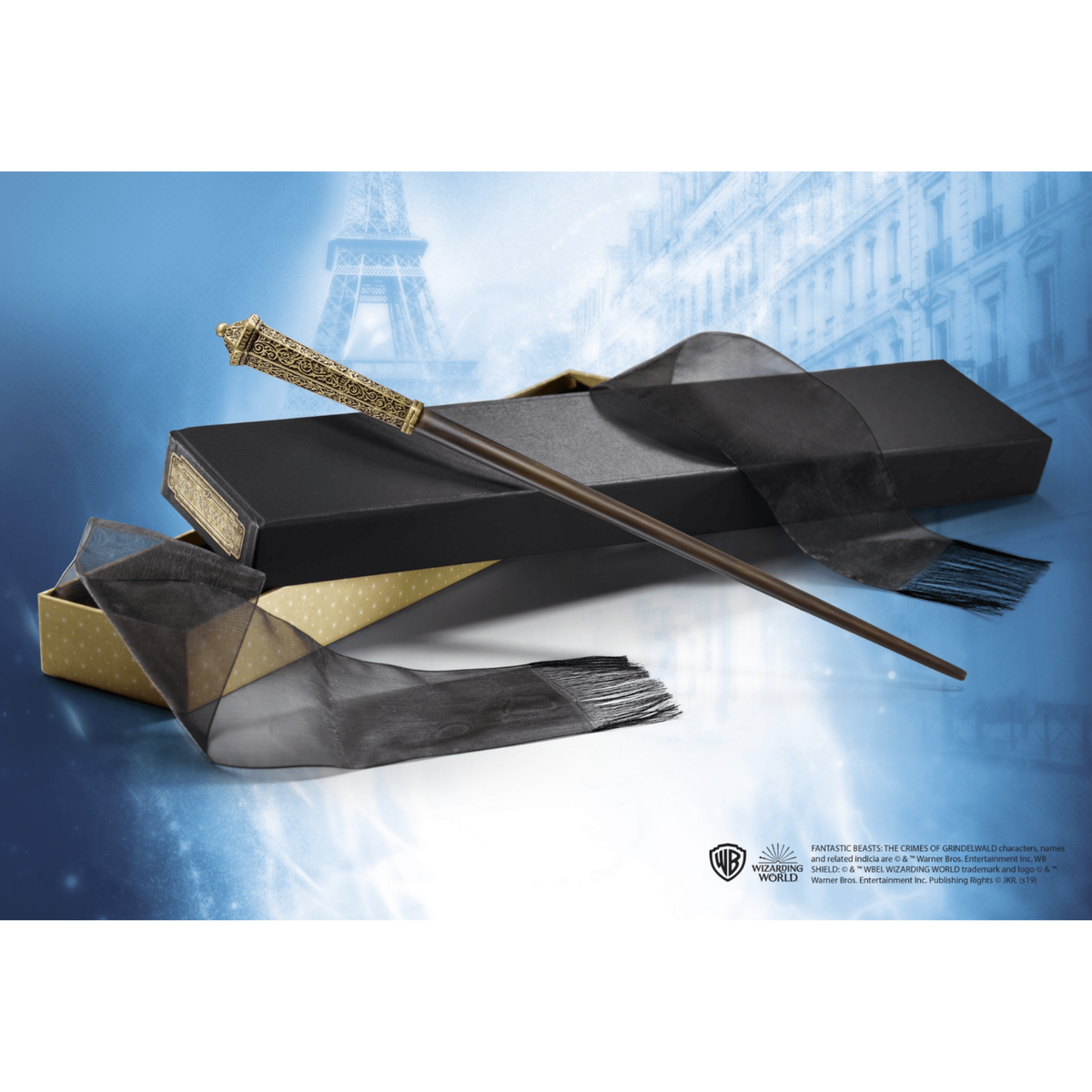 WAND FANTASTIC BEASTS CORVUS LESTRANGE (TROLLSTAV)