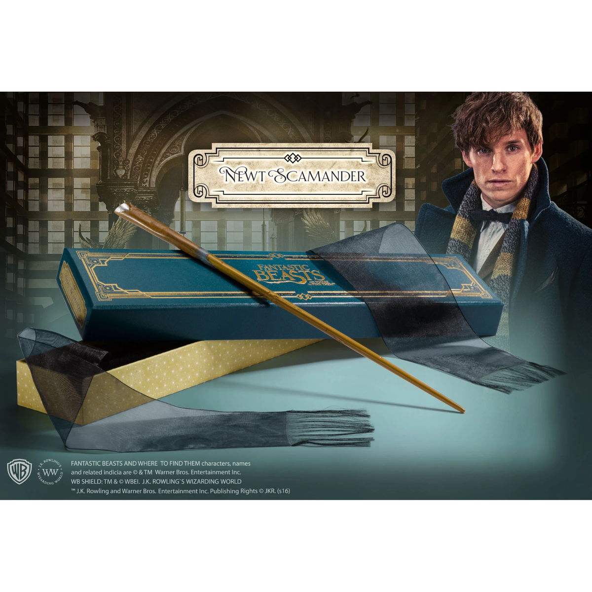 WAND FANTASTIC BEASTS NEWT SCAMANDER (TROLLSTAV)